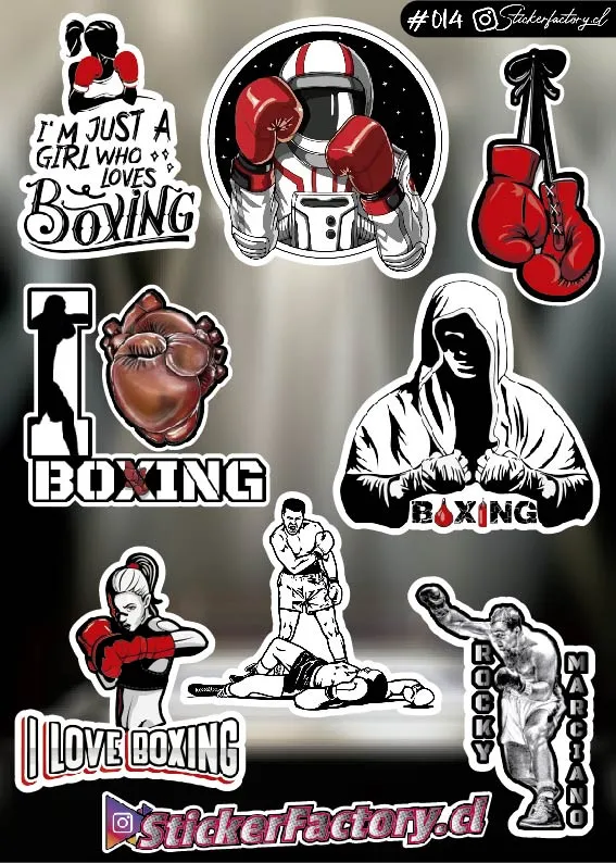 Stickers de Boxeo #014