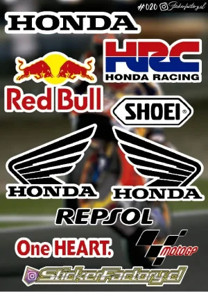 Stickers MotoGp Honda #020 | Repsol | Shoei
