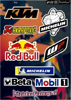 Stickers MotoGp KTM #022 | Michelin | Beta