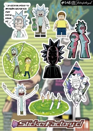 Stickers Rick and Morty #048