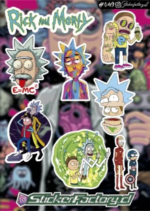Stickers Rick and Morty #049