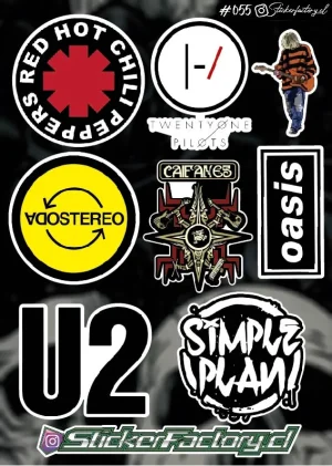 Stickers Bandas de Rock #055 | Soda Stereo | Oasis