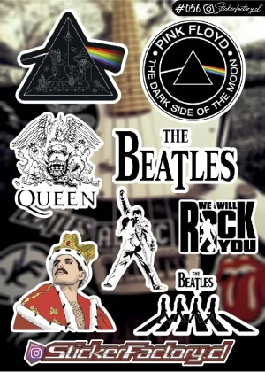 Stickers Bandas de Rock #056 | Pink Floyd | Queen