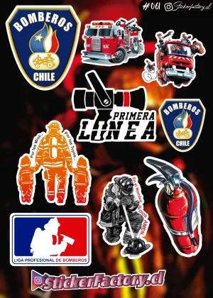 Stickers Bomberos #061