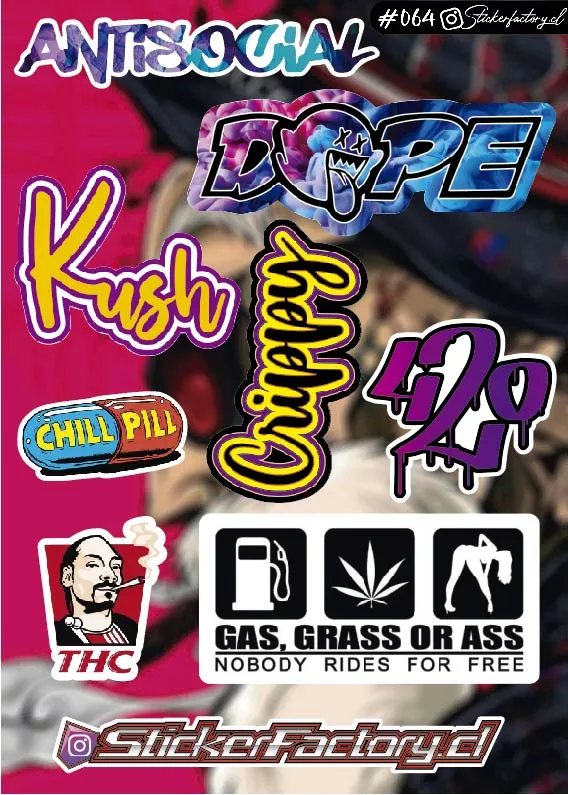 Stickers Dope #064