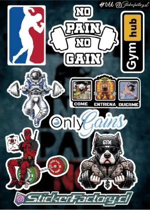 Stickers de Gimnasio #066