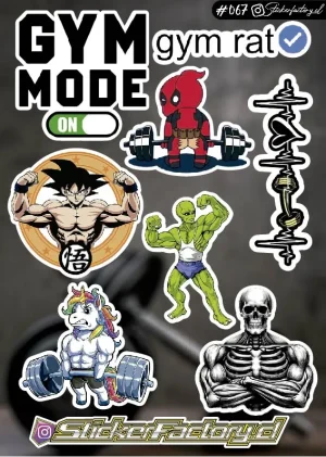 Stickers de Gimnasio #067