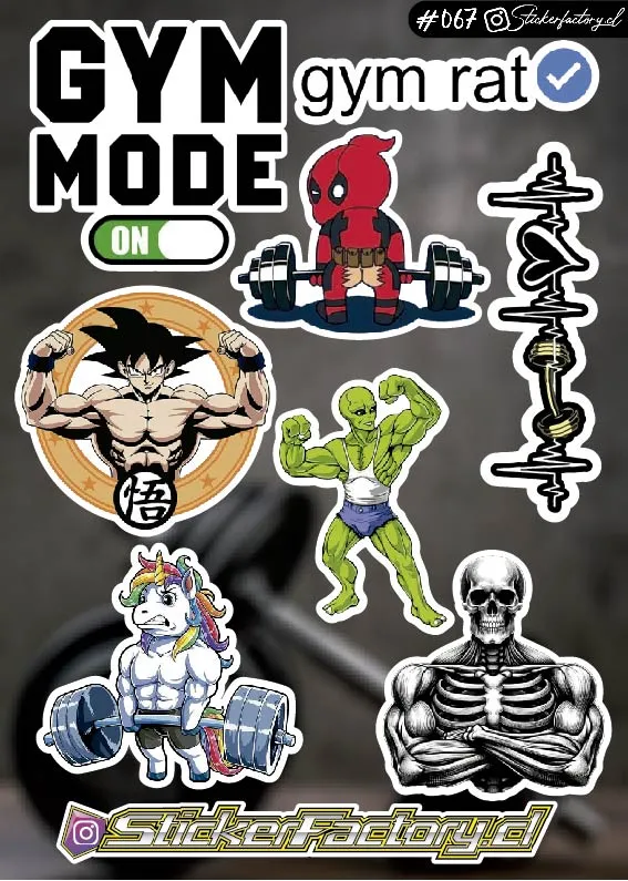 Stickers de Gimnasio #067