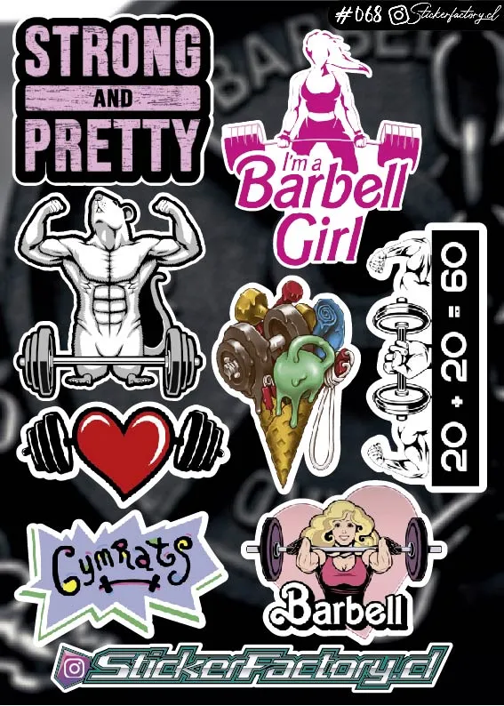 Stickers de Gimnasio #068