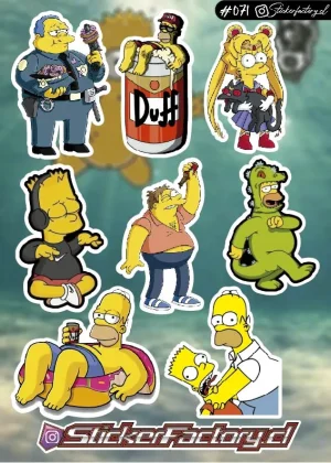 Stickers Los Simspson #071