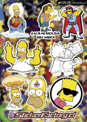Stickers Los Simspson #072