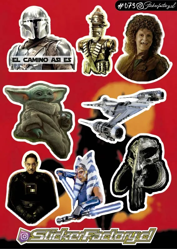 Stickers The Mandalorian #073