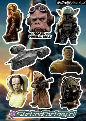 Stickers The Mandalorian #074