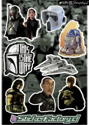 Stickers The Mandalorian #075