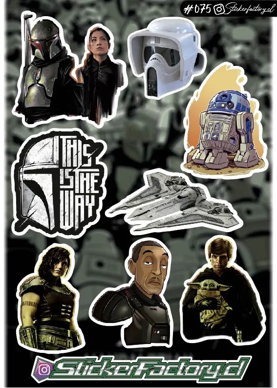Stickers The Mandalorian #075