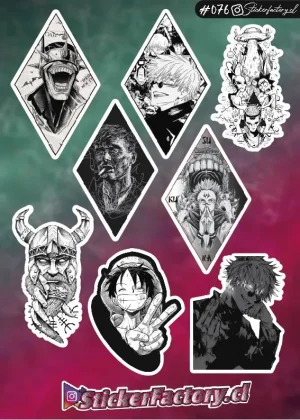 Stickers Holográficos #076 | Bruce Wayne (Tierra -22) | Luffy