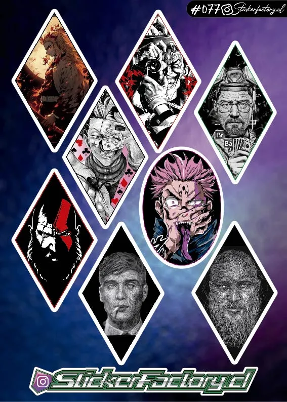 Stickers Holográficos #077 | Rengoku | Tommy Shelby