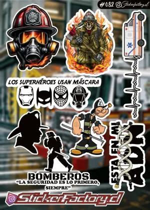 Stickers Bomberos #082
