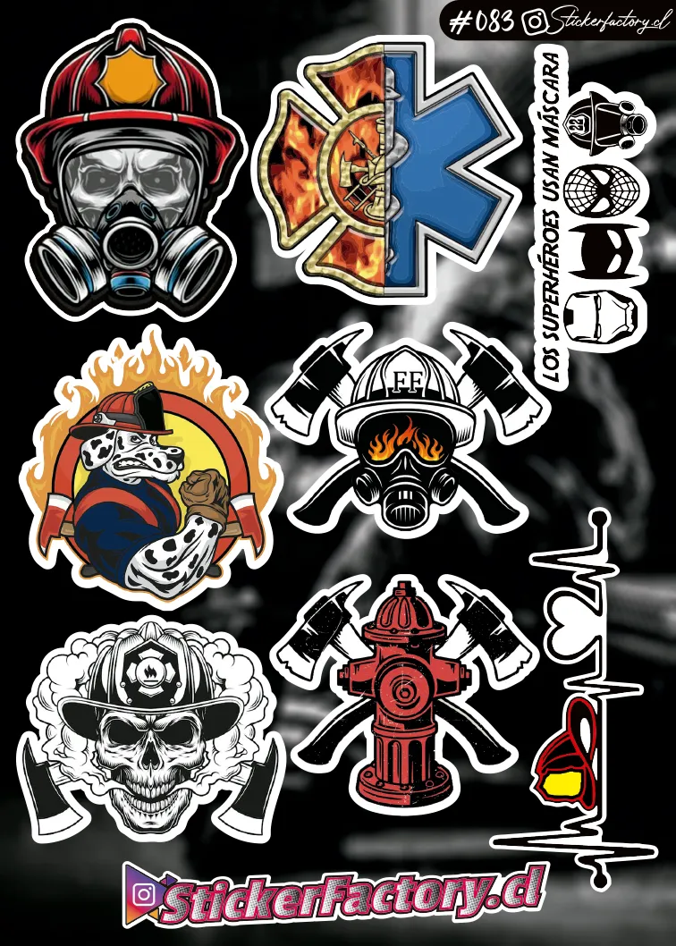 Stickers Bomberos #083