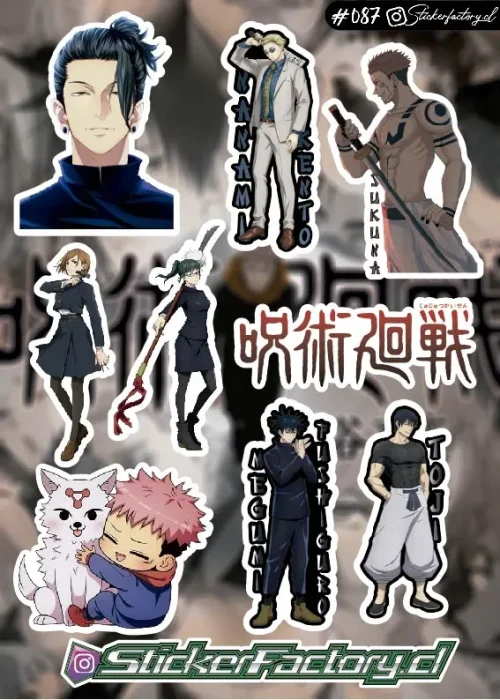 Stickers jujutsu kaisen #087
