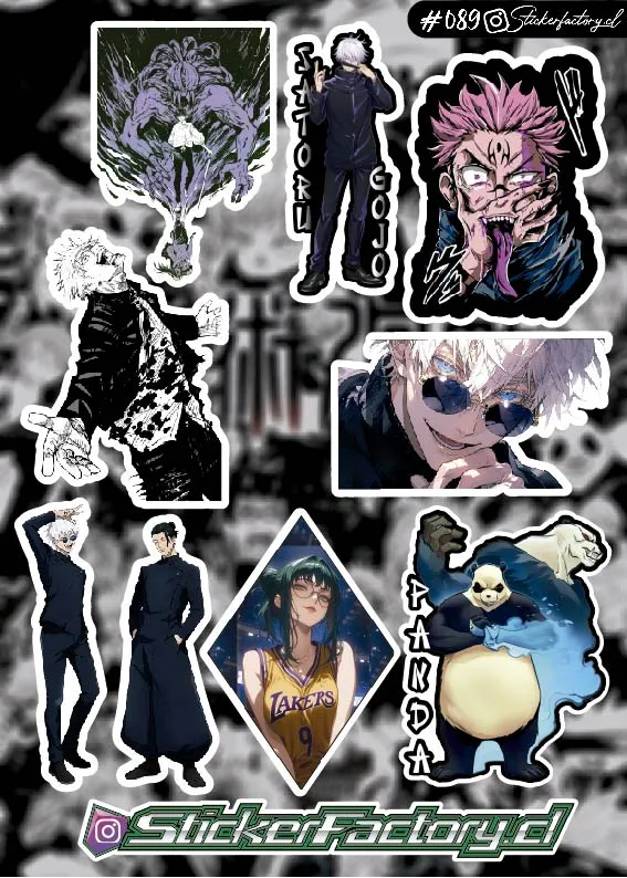 Stickers jujutsu kaisen #089