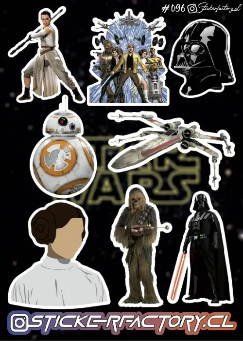 096 Full Classification Sticker Stickers Stars Wars #096