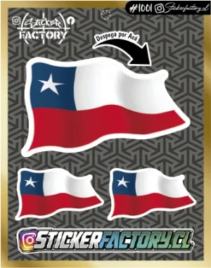 Stickers Banderas Chile