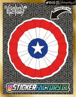 Sticker BANDERAS CHILE #1008