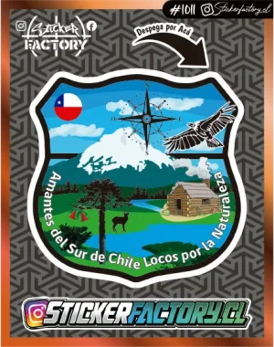 Stickers RUTAS CHILE #1011