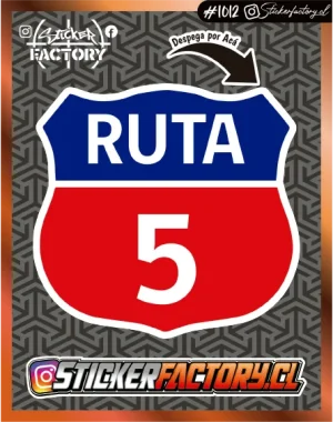 Sticker RUTA 5 #1012