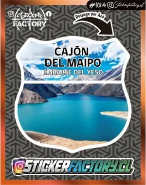 Sticker CAJÓN DEL MAIPO #1014