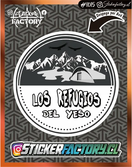 Sticker CAJÓN DEL MAIPO #1015
