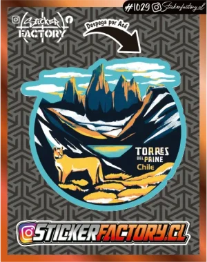 Sticker TORRES DEL PAINE CHILE #1029