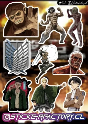 Stickers Shingeki no kyojin #104