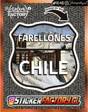 Sticker RUTA FARELLONES CHILE #1048