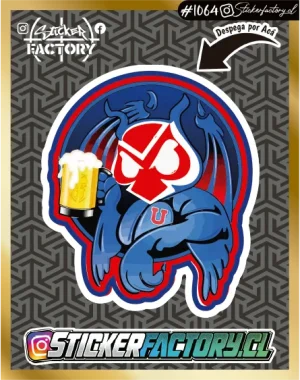 Sticker U DE CHILE #1064