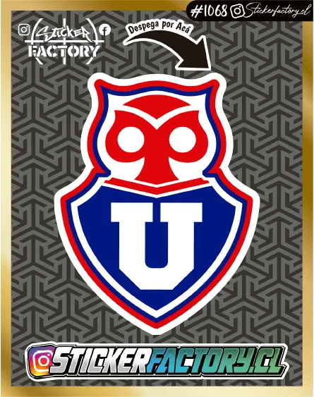Sticker U DE CHILE #1068