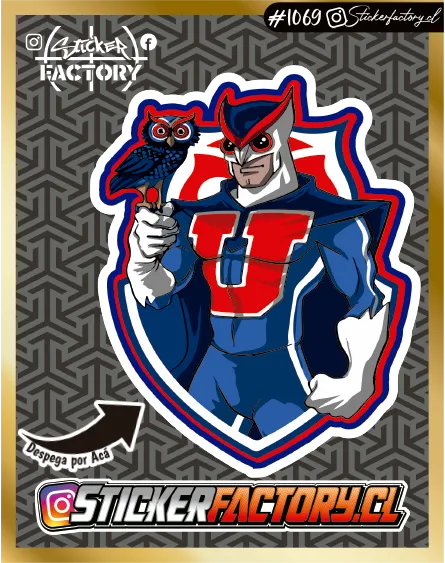 Sticker U DE CHILE #1069