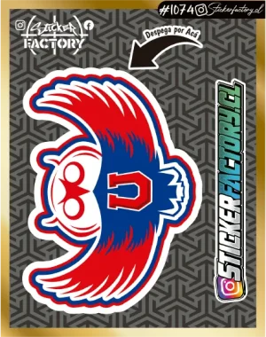 Sticker U DE CHILE #1074