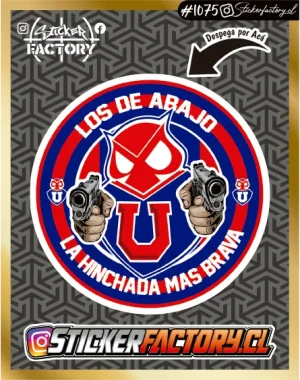 Sticker U DE CHILE #1075