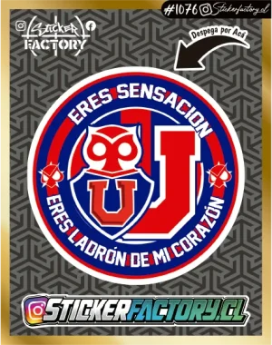 Sticker U DE CHILE #1076