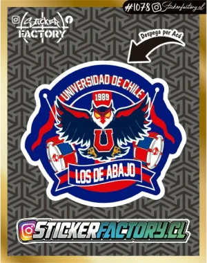 Sticker U DE CHILE #1078