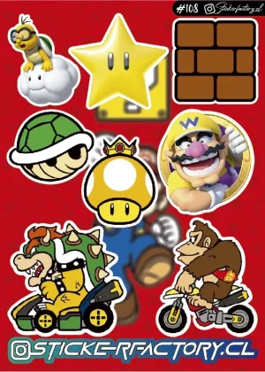 Stickers Mario Bross #108