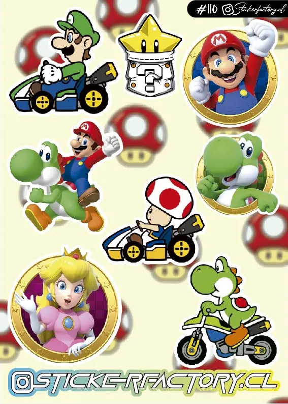 Stickers Mario Bross #110