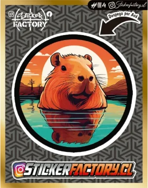Sticker CAPIBARA #1114