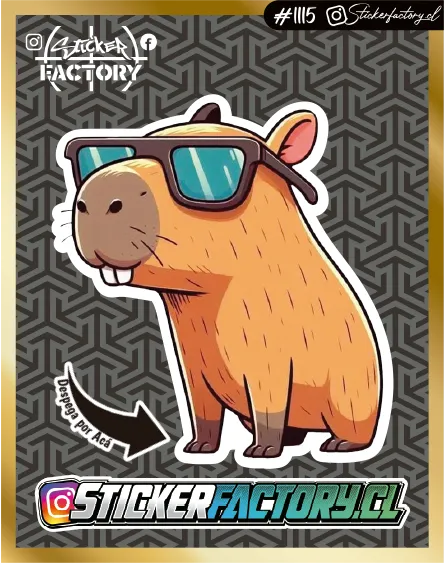 Sticker CAPIBARA #1115
