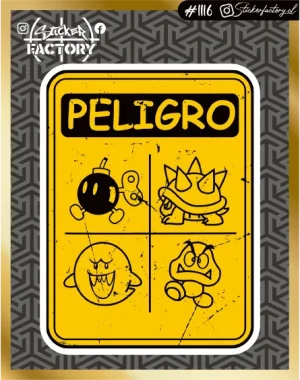 Sticker PELIGRO  #1116