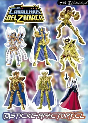 Stickers caballeros del zodiaco #113