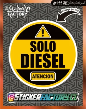 Sticker SOLO DIESEL #1133