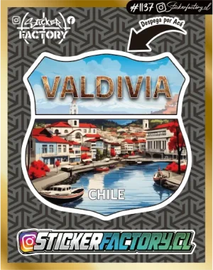 Sticker VALDIVIA CHILE #1137